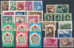 ** 1949-1954 10 Db Teljes Sor Stecklapon - Other & Unclassified