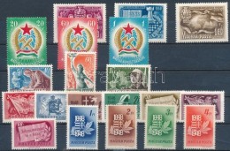 ** 1947-1950 4 Db Teljes Sor, Benne Jobbak (12.500) - Andere & Zonder Classificatie