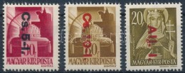 ** 1946 BetÅ±s Cs. 5-I./30f, Cs. 10-I./80f Tévnyomatok + Alj. I./20f Tévnyomat (26.000) - Sonstige & Ohne Zuordnung