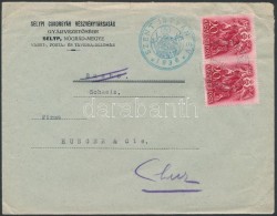1938 Selypi Cukorgyár Levele Szent István 20f Párral Bérmentesítve, 'SZENT... - Autres & Non Classés