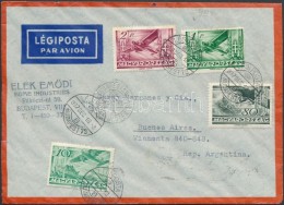 1937 Légi Levél Argentínába / Airmail Cover To Argentina 'BUDAPEST' - 'BUENOS AIRES' - Autres & Non Classés