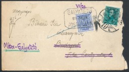 1936 Levél 10f Portóval, 'GALYATETÅ'  Postaügynökségi Bélyegzéssel - Autres & Non Classés