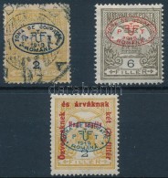 * O Debrecen I. 1919 Turul 2f, 6f és Hadisegély II. 2f Garancia Nélkül (**80.000) - Sonstige & Ohne Zuordnung