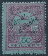 O Bánát-Bácska 1919 Turul 50f, Bodor és Flasch Vizsgálójellel (7.000) - Autres & Non Classés