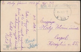 1917 Tábori Posta Képeslap / Field Postcard 'M.kir. 40. Honvéd Gyalog Hadosztály' + 'TP... - Autres & Non Classés