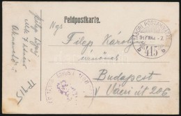 1917 Tábori Posta LevelezÅ‘lap / Field Postcard 'TP 415 B' - Andere & Zonder Classificatie