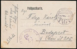 1917 Tábori Posta LevelezÅ‘lap / Field Postcard 'TP 415 B' - Sonstige & Ohne Zuordnung