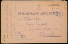 1917 Tábori Posta LevelezÅ‘lap / Field Postcard 'M.kir. 32. Honvéd Gyalog Ezred' + 'TP 415 B' - Andere & Zonder Classificatie