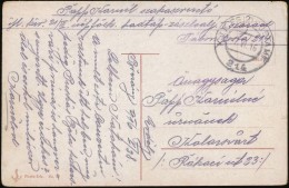1916 Tábori Posta Képeslap 'FP 214' - Andere & Zonder Classificatie