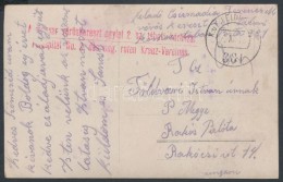 1916 Tábori Posta Képeslap 'K.u.K. FP' + 'A Magyar Vöröskereszt Egylet 2. Sz. Tábori... - Autres & Non Classés