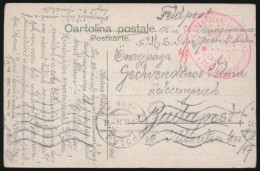 1914 Tábori Posta Képeslap 'K.u.K. SEEARSENALS / TORPEDOBOOTSDIREKTION' Budapestre Küldve - Autres & Non Classés