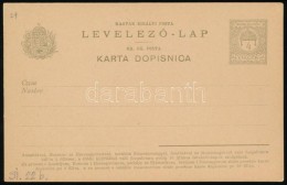 1901 Használatlan 4f Díjjegyes KétnyelvÅ± LevelezÅ‘lap (magyar-szlovén) (Si. 22b) - Autres & Non Classés