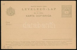 1901 Használatlan 4f Díjjegyes KétnyelvÅ± LevelezÅ‘lap (magyar-szlovén) (Si. 22b) - Other & Unclassified