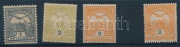 ** * 1904 Turul 1f + 1906 Turul 2f + 2x3f - Autres & Non Classés