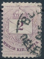 O 1881 2kr Keskenyre Fogazva - Other & Unclassified