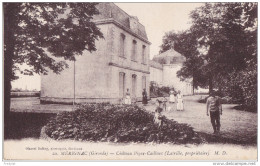 S- MERIGNAC EN GIRONDE CHATEAU PIQUE-  CAILLOUX  CPA  ANIMEE - Merignac