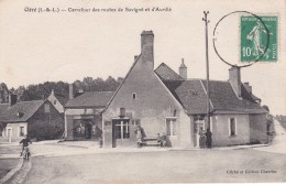 CPA - Dept 37- CLERE LES PINS - CARREFOUR DES ROUTES DE SAVIGNE ET D'AVRILLE - Cléré-les-Pins