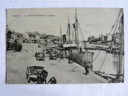 CPA (14) Calvados - PORT EN BESSIN - Les Quais - Port-en-Bessin-Huppain