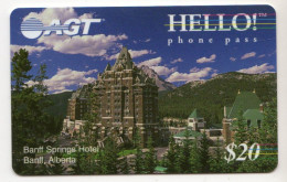 CANADA Recharge AGT HELLO BANFF SPRINGS HOTEL - Canada