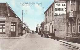 NORD - 59 - BRAY DUNES - Rue De La Gare - Hôtel Terminus - Bray-Dunes