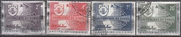Congo 1963 Michel 151I - 154I O Cote (2002) 1.50 € 15 Ans Déclaration Des Droits De L'homme Cachet Rond - Used Stamps