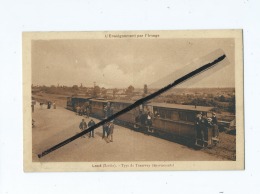 CPA  - L'Enseignement Par L'image  -  Loué (Sarthe ) - Type De Tramway Départemental - Loue