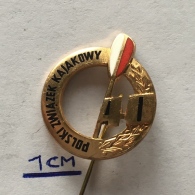 Badge (Pin) ZN003580 - Kayak / Canoe / Rowing Poland Federation - Canoë