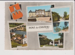 CPSM Grand Format - PONT DU CHATEAU - Multivues - Pont Du Chateau