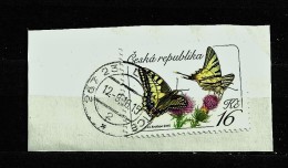 Czech Republic Tschechische Republik 2016 Gest Mi 881 Schmetterlinge, Butterflies. Yellow Swallowtail Papilio C1 - Gebraucht