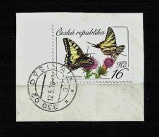 Czech Republic Tschechische Republik 2016 ⊙ Mi 881 Schmetterlinge, Butterflies. Yellow Swallowtail Papilio C3 - Gebraucht