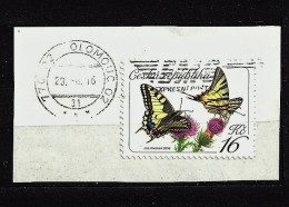 Czech Republic Tschechische Republik 2016 ⊙ Mi 881 Schmetterlinge, Butterflies. Yellow Swallowtail Papilio C4 - Used Stamps