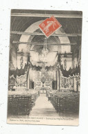 Cp , 35 , LA GURCHE DE BRETAGNE , Intérieur De L'église NOTRE DAME , Voyagée 1913 - La Guerche-de-Bretagne