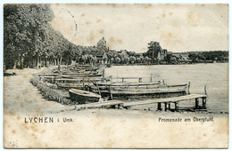 ALLEMAGNE : LYCHEN IM UCKERMARK - PROMENADE AM OBERPFUHL / POSTMARK - LYCHEN / ADDRESS - TRING, ZOOLOGICAL MUSEUM - Lychen