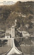 St-Maurice - Le Pont Sur Le Rhône, Le Château Et La Grotte Aux Fées - Carte Non Circulée - Saint-Maurice