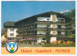 AK Kärnten 9762 Techendorf Am Weißensee Hotel Gasthof Gasthaus Moser Robert Winkler Hotel A. Gailtaler Alpen Wirtshaus - Weissensee