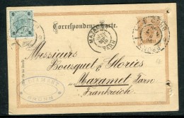 Autriche - Entier Postal De Brünn Pour La France En 1899  Réf O 266 - Postcards