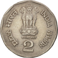 Monnaie, INDIA-REPUBLIC, 2 Rupees, 1996, Bombay, TTB+, Copper-nickel, KM:121.4 - Inde