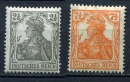 RARE 7 1/2+2 1/2 PFENNIG DEUTSCHES REICH GERMANY EMPIRE MINT SUPERB STAMP Timbres - Nuevos