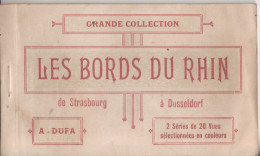 Allemagne Carnet  Les Bords Du Rhin  14 Vues De Strasbourg A Dusseldorf - Collections & Lots