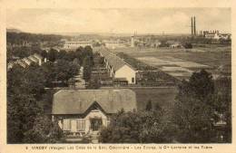 CPA - VEINCEY (88) - Aspect Des Cités De La Soc.Cotonnière , De L'Ecole Et De La Cie Lorraine Et Les Tubes En1930 - Vincey