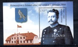 Iceland - 2004 - Centenary Of Iceland Home Rule Miniature Sheet - MNH - Nuevos