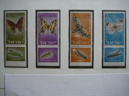 Israel 1965 MNH # Mi. 352/5 Butterflies - Nuovi (senza Tab)