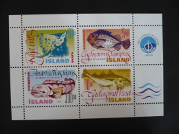 Islande - 1998 Année Internationale Des Océans - Poissons De Mer N° BF 21 Neuf** - Blocks & Sheetlets