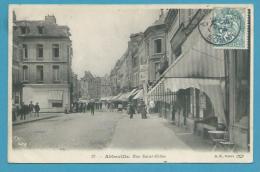 CPSM 27 - Marchands De Cartes Postales Rue Saint-Gilles ABBEVILLE 80 - Abbeville