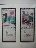 Israel 1965 MNH # Mi. 344/5 Chemical Industry Chemische Industrie - Nuevos (sin Tab)