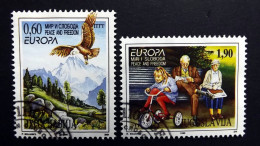 Jugolawien 2712/3 Oo/ESST, EUROPA/CEPT 1995, Frieden Und Freiheit - Used Stamps