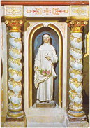 83. Gf. LES ARCS. Chapelle Sainte-Roseline. Retable, Détail. 273 - Les Arcs