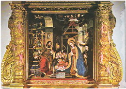 83. Gf. LES ARCS. Chapelle Sainte-Roseline. Retable, Nativité. 274 - Les Arcs