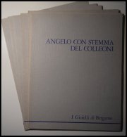 KLASSISCHE LITERATUR La Cappella Colleoni - Edizioni D`Arte Grafica Gutenberg, 8 Religiöse Abbildungen Je In Einer - Other & Unclassified