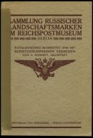 PHIL. LITERATUR Sammlung Russischer Landschaftsmarken Im Reichspostmuseum, 1934, C. Schmidt, 198 Seiten, Bis Seite 30 St - Philately And Postal History